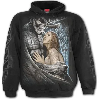 Pánská mikina mikina s kapucí pánské - DEVIL BEAUTY - SPIRAL - K060M451 - S