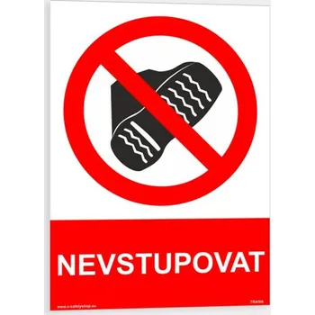 Nevstupovat Plast 148 x 210 mm (A5) tl. 0.5 mm - Kód: 07449