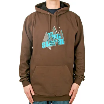 Pánská mikina mikina s kapucí pánské - Slocan - FUNSTORM - 04 BROWN - S