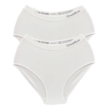 Kalhotky Dámské bezešvé kalhotky GreeNice Art:7022 -( 2ks v balení ) Barva: Bílá, Velikost: XL/XXL