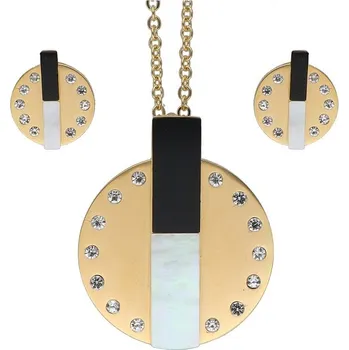 Souprava šperků Doria Set šperků z oceli zlatý K384