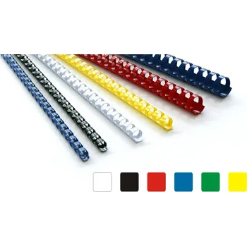 Vázací hřbet Plastový vázací hřbet 4,5mm žlutý 1ks