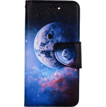 Pouzdro na mobilní telefon Pouzdro iPhone SE 2022 knížkové Planeta (kryt neboli obal na iPhone SE 2022)