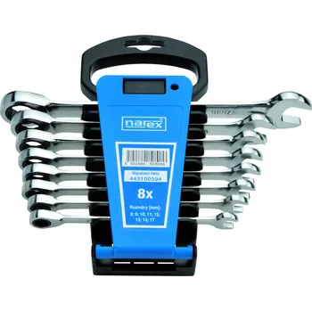 Klíč Sada očkoplochých ráčnových klíčů 8dílná NAREX 443100594
