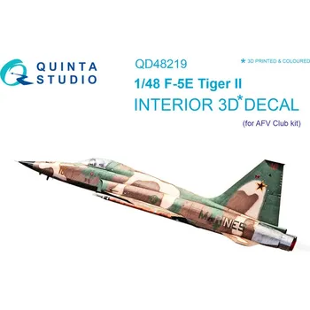 Plastikový model Quinta studio 1/48 F-5E 3D-Print&col. Interior (AFV)