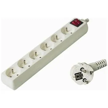 Prodlužovací kabel PremiumCord Prodlužovací přívod 230V, 10m, 6 zásuvek + vypínač pp6k-10