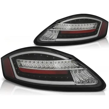Zadní světlomet Tuning Tec Zadní světla PORSCHE BOXSTER / CAYMAN 987 2005-2008 černé SEQ LED