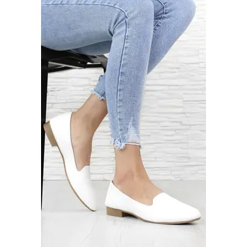 Dámské mokasíny Cathay moda Bílé mokasíny 3197-6WH Velikost: 36