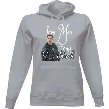 Dámská mikina Dámská mikina s kapucí s potiskem Iron man 1 dámské