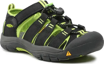 Chlapecké sandály Keen Newport H2 K Black/Lime Green