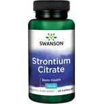 Swanson Strontium Citrate 340 mg 60 cps.