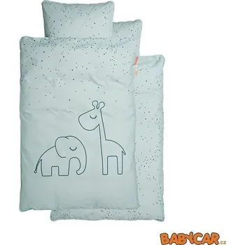 Povlečení Done by Deer povlečení Dreamy Dots modré 140x100 cm 40x60 cm