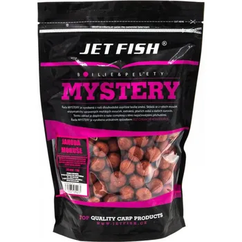 Boilies JetFish Jet Fish Mystery boilie JAHODA MORUŠE 20mm 1kg
