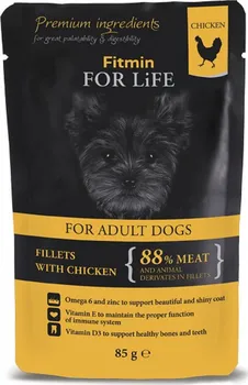Krmivo pro psa Fitmin Dog For Life Adult Pouch Chicken 85 g