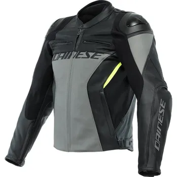 Moto bunda Dainese Dainese RACING 4 sportovní kožená bunda šedá/černá vel.48 48