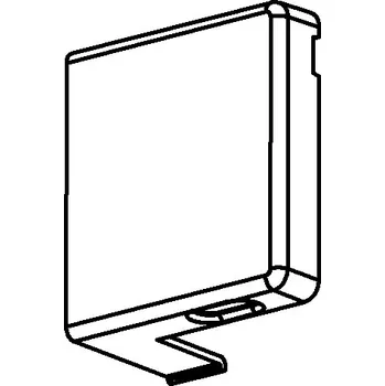 Kryt pravý 90° - bílý