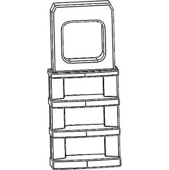 Žaluzie Kryt dolní Al lišty - bílý