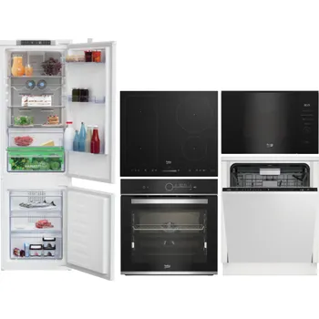 Set domácích spotřebičů SET BEKO BBIM13400XCS + BMGB 20212B + HII 64500UFT + BDIN38524Q + BCNA275E4SN