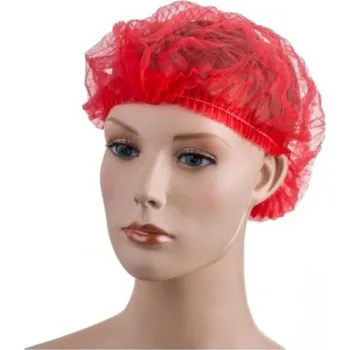 Čepice jednorázová PD CLIP 100 ks červená XL