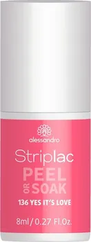 Lak na nehty Alessandro International Striplac Peel or Soak 8 ml