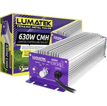 Lumatek CMH DE Kit 630W Controllable, digitální předřadník (Digitální předřadník Lumatek CMH DE Kit 630W Controllable lze připojit k vzdálenému kontroleru - Lumatek Digital Panel.)