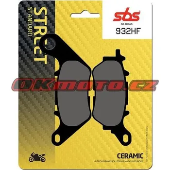 Brzdová destička Zadní brzdové destičky SBS 932HF - Yamaha MT-03, 321ccm - 16-23