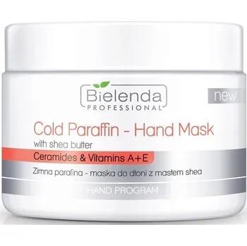Péče o ruce Bielenda Studený parafín maska na ruce s bambuckým máslem 150 g