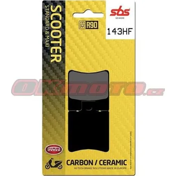Brzdová destička Přední brzdové destičky SBS 143HF - Vespa LXV, 125ccm - 08>