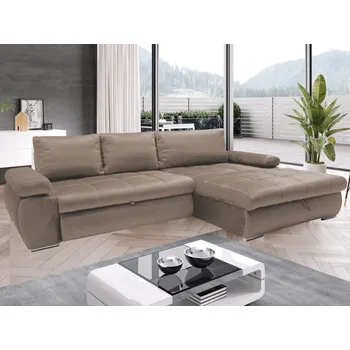 Sedací souprava Rohová sedací souprava TERESIA, hnědá