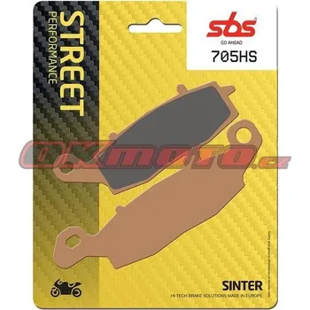 Brzdová destička Přední brzdové destičky SBS 705HS - Kawasaki VN 1500 CLASSIC TOURER FI (levá brzda) 1500ccm - 00>