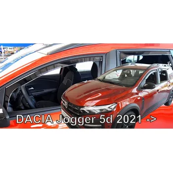 Auto-moto Protiprůvanové plexi, ofuky skel -DACIA Jogger 5d 2021- +zadní