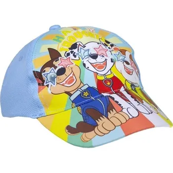 Kšiltovka Světle modrá kšiltovka s barevným potiskem Paw Patrol Velikost: 54