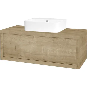 Koupelnový nábytek DŘEVOJAS koupelnová skříň STORM SZZ 100 (umyvadlo Joy 3) Barevné provedení: M01 Bílá mat + doprava zdarma + při platbě převodem sleva