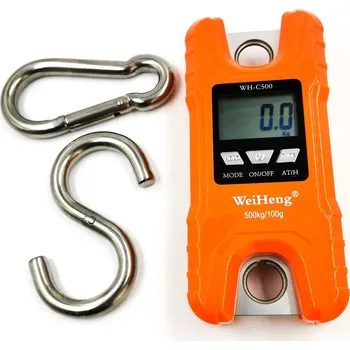 Průmyslová váha WeiHeng WH-C500, 500kg/100g oranžová