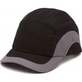 Pracovní přilba Pyramex Protinárazová čepice, Černá a šedá, 5 cm kšilt (EHP50011-5)