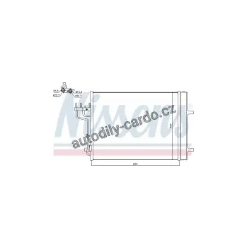 Chladič motoru Chladič klimatizace NISSENS 940398