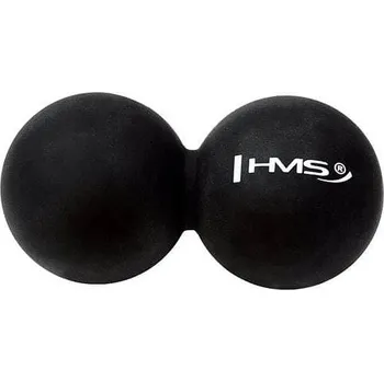 Dvojitý masážní míč HMS BLC02 černý - Lacrosse Ball