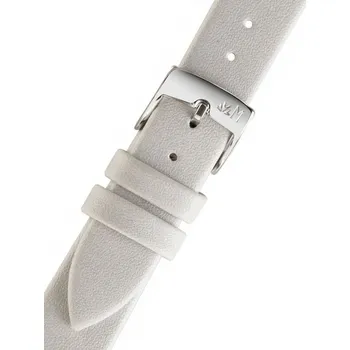 Řemínek na hodinky Kožený řemínek Morellato Emotion S 5331C47.800, bílý, Quick Release