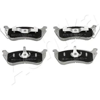 Brzdová destička Sada brzdových destiček, kotoučová brzda ASHIKA 51-00-0531