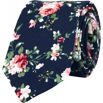 Kravata Bubibubi Tmavomodrá kravata Lauren