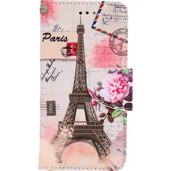 Pouzdro na mobilní telefon Pouzdro iPhone SE 2022 knížkové Eiffelova věž (kryt neboli obal na iPhone SE 2022)