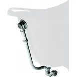 BESCO Kovový vanový sifon s přepadem, chrom VANSWPRZCHR