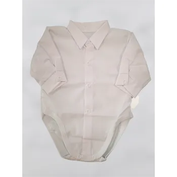 Kojenecký body Dino Dini Košilové body 2220 bílé Rozměr: 74