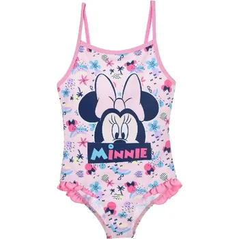 Dívčí plavky Světle růžové jednodílné plavky Minnie Mouse Velikost: 104