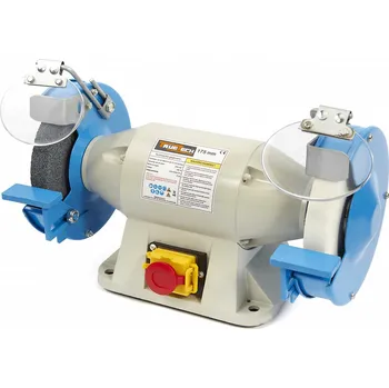 stolní bruska Profesionální litinová stolní bruska se dvěma kotouči 175 mm pro běžné i HSS nástroje, 500 W, 18 kg (TrueTech)