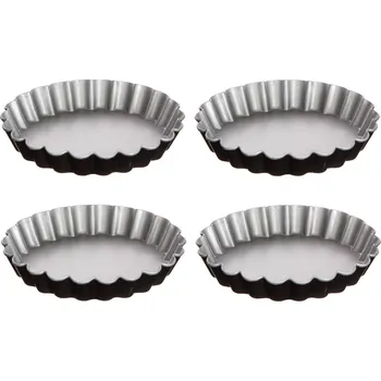 5five Simply Smart Formy na tartaletky, kovové, O 12 cm, 4 kusy