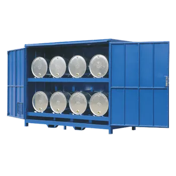 Dílenský regál Regál na ležící sudy uzavřený RL