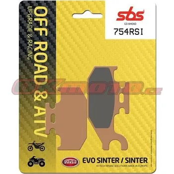 Brzdová destička Zadní brzdové destičky SBS 754RSI - Yamaha YFM FWNH Big Bear-Buckmaster 4WD 400ccm - 00>