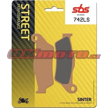 Brzdová destička Zadní brzdové destičky SBS 742LS - BMW K 1300 S, 1300ccm - 09-16