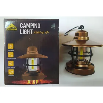 RETRO VINTAGE CAMPING ZÁVĚSNÁ LUCERNA A SVÍTILNA